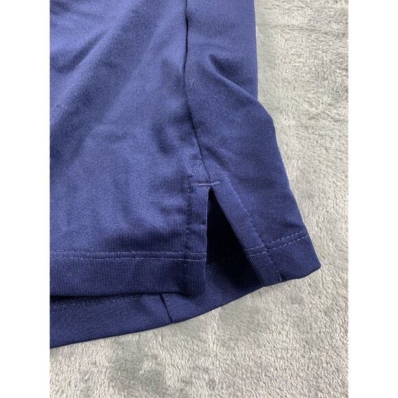 Callaway Shirt Men medium navy Opti Dri Golf Vest Top Pullover half button up - Picture 8 of 13